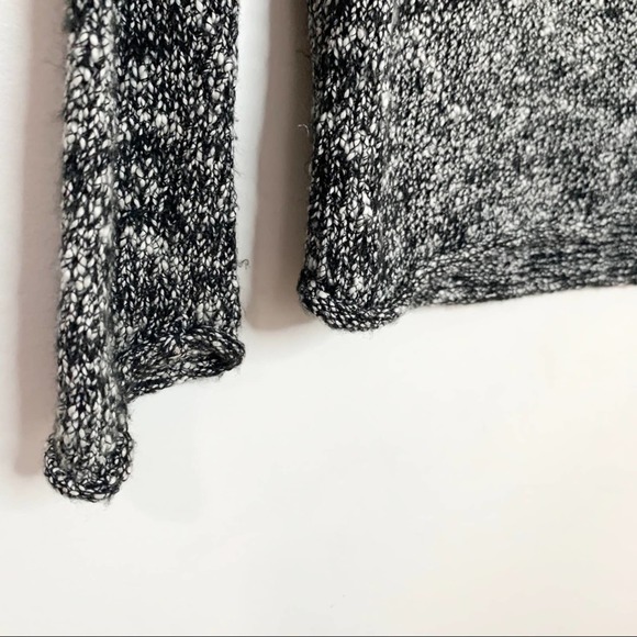 J. CREW Black & White Scoop Marled Knit Sweater - Picture 7 of 9